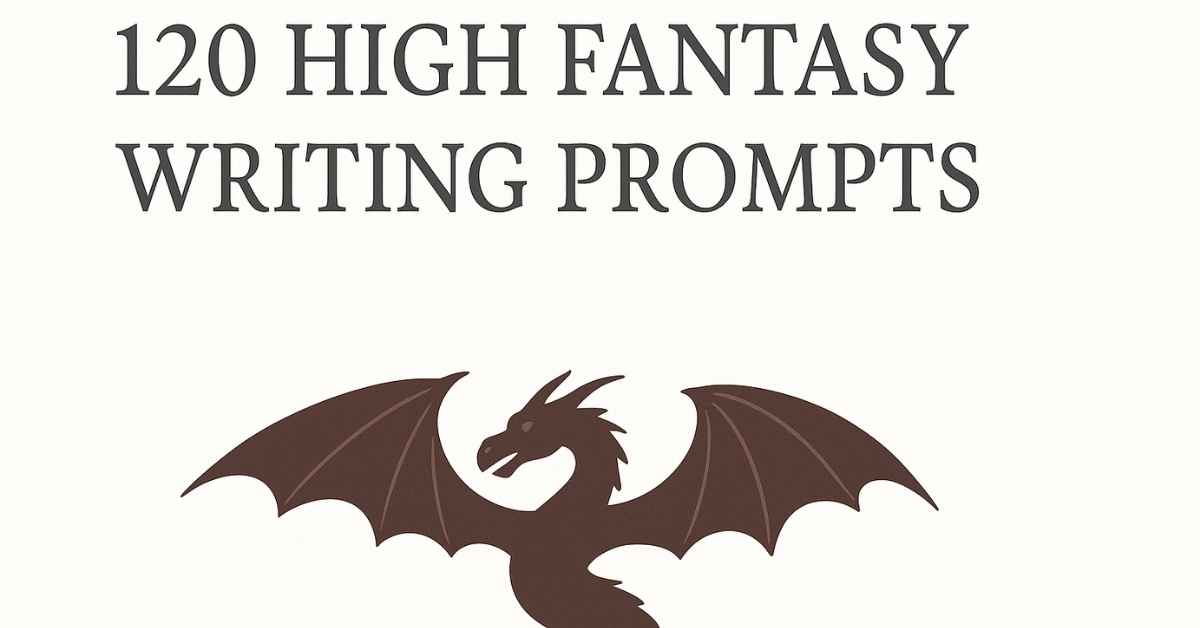 120 High Fantasy Writing Prompts